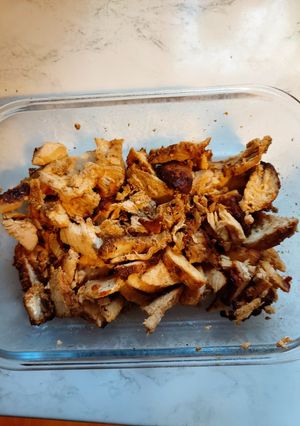 A picture of My keto/meal prep cajun chicken.