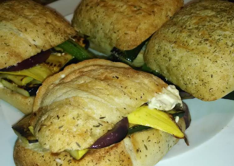 Recipe of Perfect Grilled Veggie Sandwich