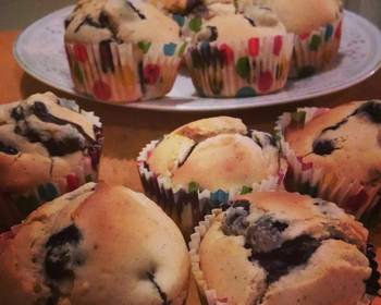 Popular Cuisine Blueberry cream cheese muffins Delicious Nutritious