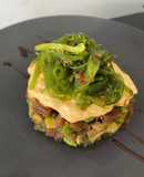 Tartar de atún con mango y algas wakame 🥭🥢