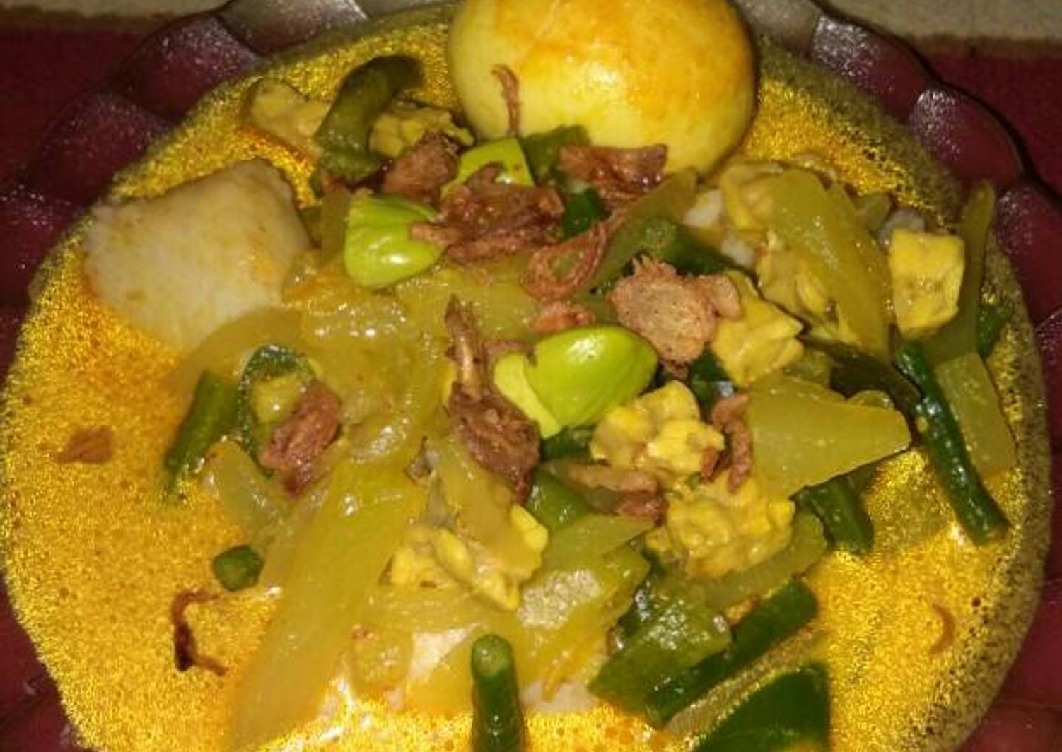 Resep Ketupat sayur labu siam,kacang panjang oleh Riska Purnama - Cookpad