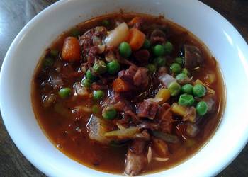 Easy Make Recipe Vegetable ham stew Restaurant Style