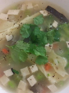 A picture of Hot rice soup (Chao).