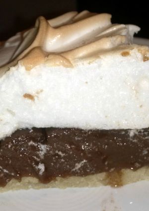 A picture of Old-Fashioned Chocolate Pie.