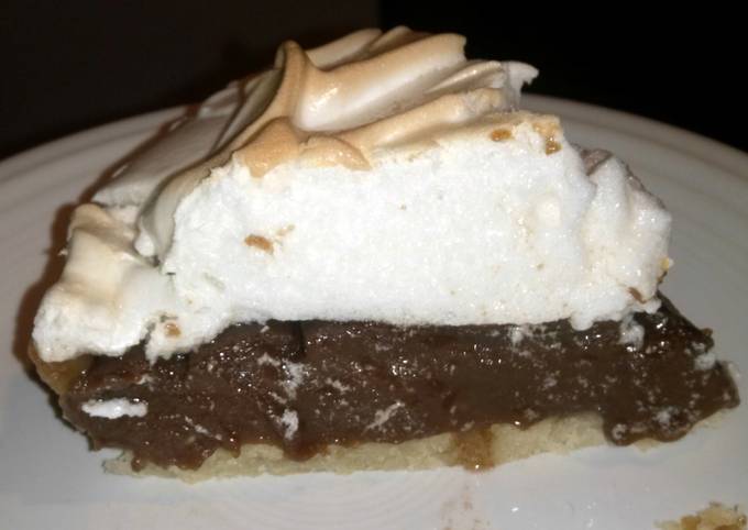 Recipe of Homemade Old-Fashioned Chocolate Pie