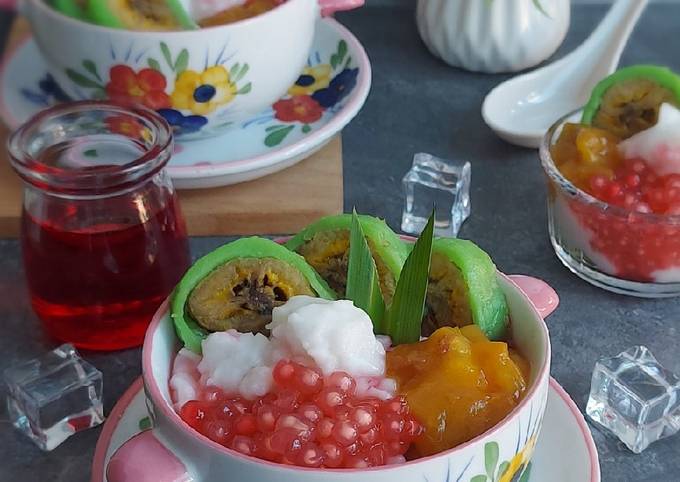 Cara bikin Es Pisang Ijo Cara bikin Es Pisang Ijo