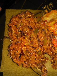 A picture of Spanish Quinoa and Wild rice.
