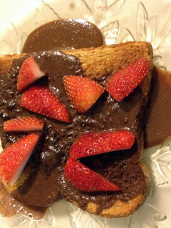A picture of Strawberry Chocolate Toast Snack.