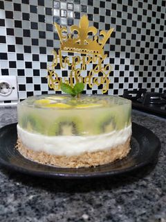 Foto resep Cheesecake with Fruit Agar-agar