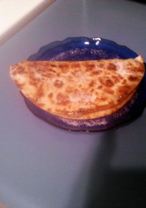 A picture of Banana & Peanut Butter Quesadilla.