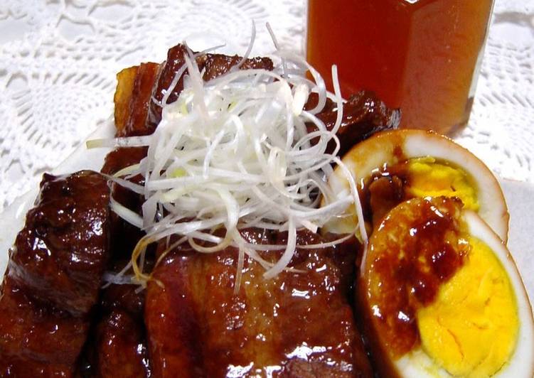 Pork Belly Simmered with Ume Jam and Honey