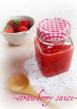 A picture of Easy in the Microwave Strawberry Sauce.