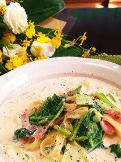 A picture of Easy Creamy Spinach Pasta.