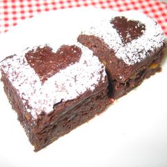 A picture of Oil-free and Egg-free Tofu Brownies.
