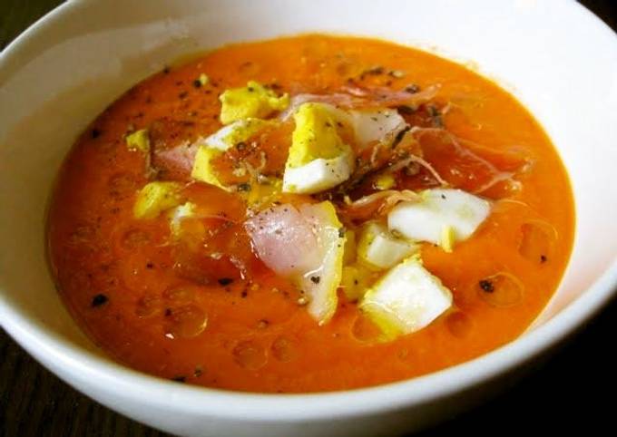 Recipe of Perfect Rich Spanish Salmorejo Tomato Soup