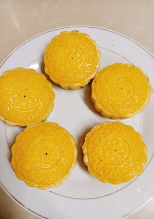 Hình của món Bánh trung thu khoai bí.