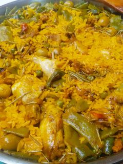 Una foto de Arroz con pollo