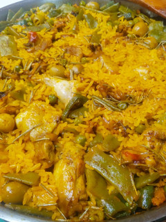 Una foto de Arroz con pollo
