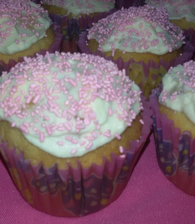 Una foto de Muffins de vainilla, de Jimena Monteverde
