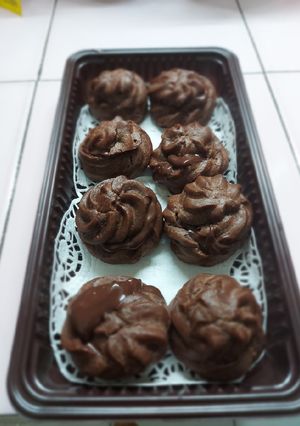 Foto resep Soes double choco manise