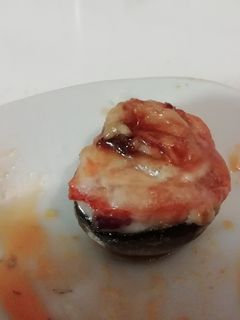 Sült töltött gombafejek recept fotója