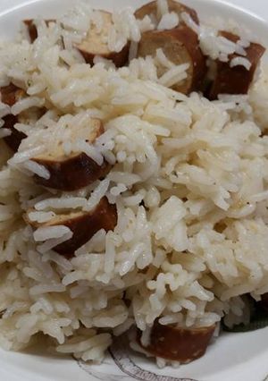 Φωτογραφία της συνταγής Veggie μπουκίτσες λουκάνικου με μυρωδάτο μπασμάτι