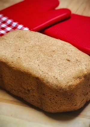 Foto principal de Pan de cerveza integral de espelta (en panificadora)
