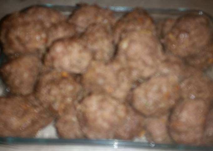 Zesty meatballs