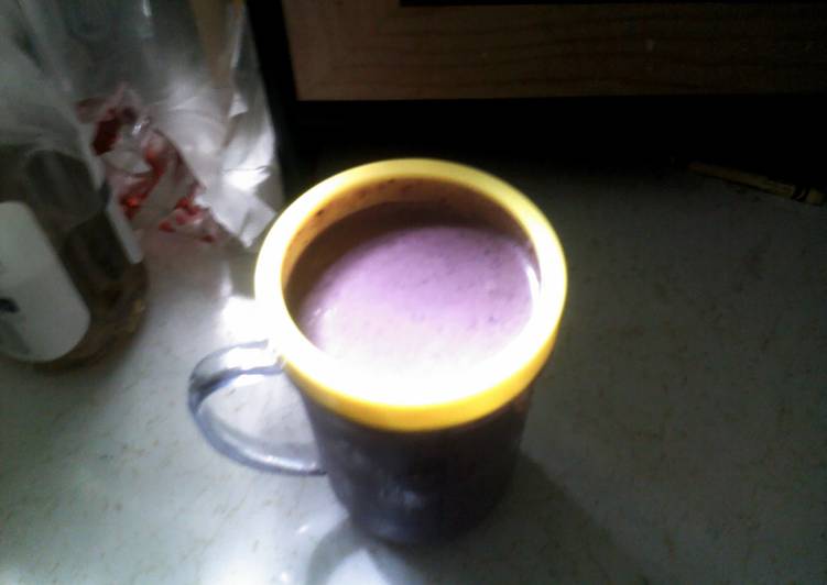 Recipe of Super Quick Blueberry Super Smoothie