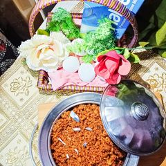 A picture of Anday ka Halwa.