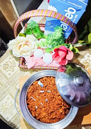 A picture of Anday ka Halwa.