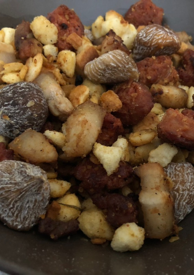 Una foto de Migas con higos y uvas