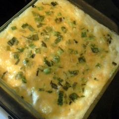 A picture of Cheddar and Green Onion Mashed Potatoes.