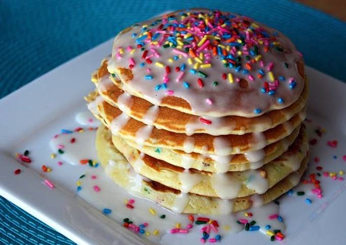 Steps to Make Super Quick Homemade Birthday pankcakes