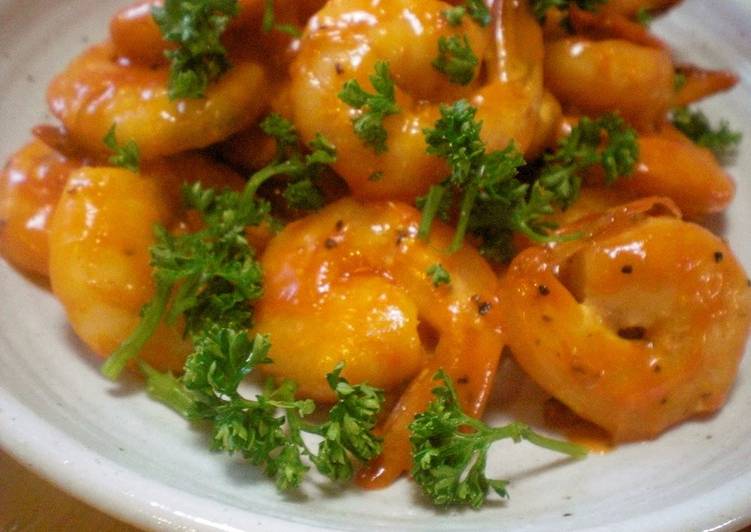 Recipe of Ultimate Shrimp with Aurora Sauce