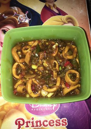 Foto resep Cumi masak asam