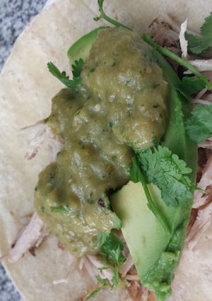 A picture of Tomatillo Salsa.