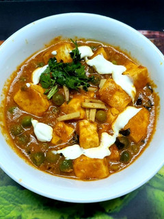 A picture of Matar Paneer Malai (No Onion No Garlic).