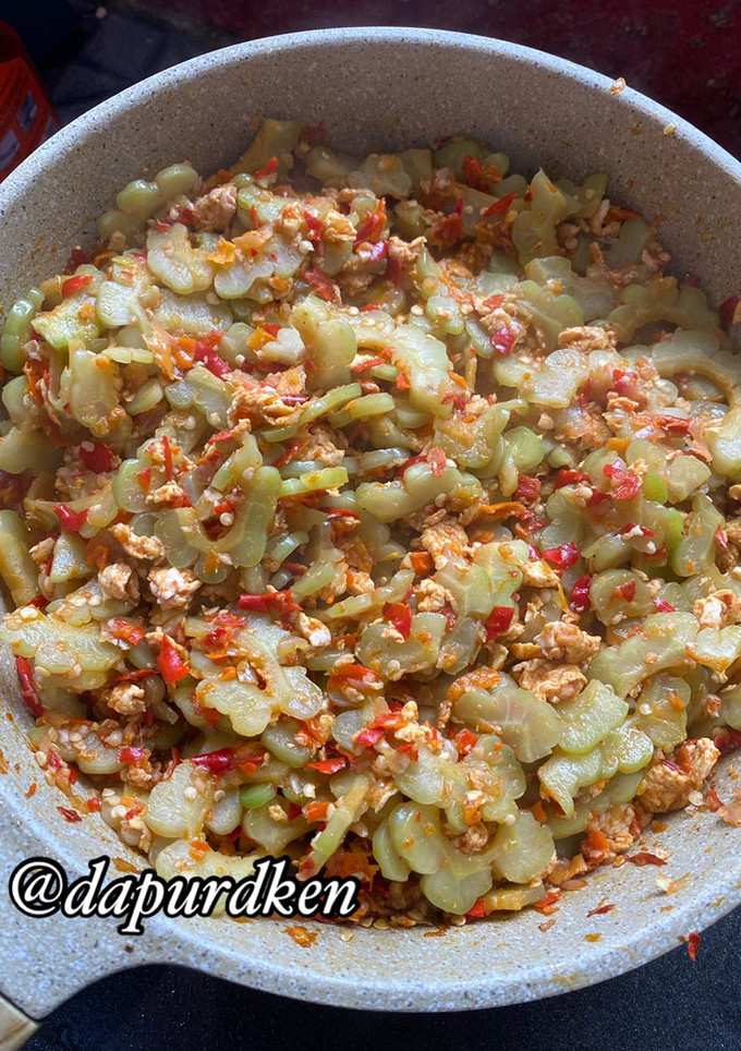 Foto resep Pare Telur Pedas