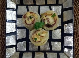Foto resep Cheese Smoked Beef Pastry Puffs