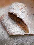 Strudel de membrillo y crema pastelera