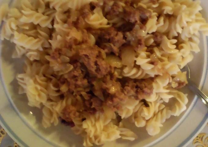 Macaroni and mince