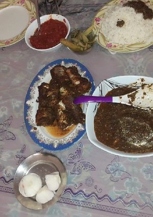 عکسی از دستور قلیه ماهی