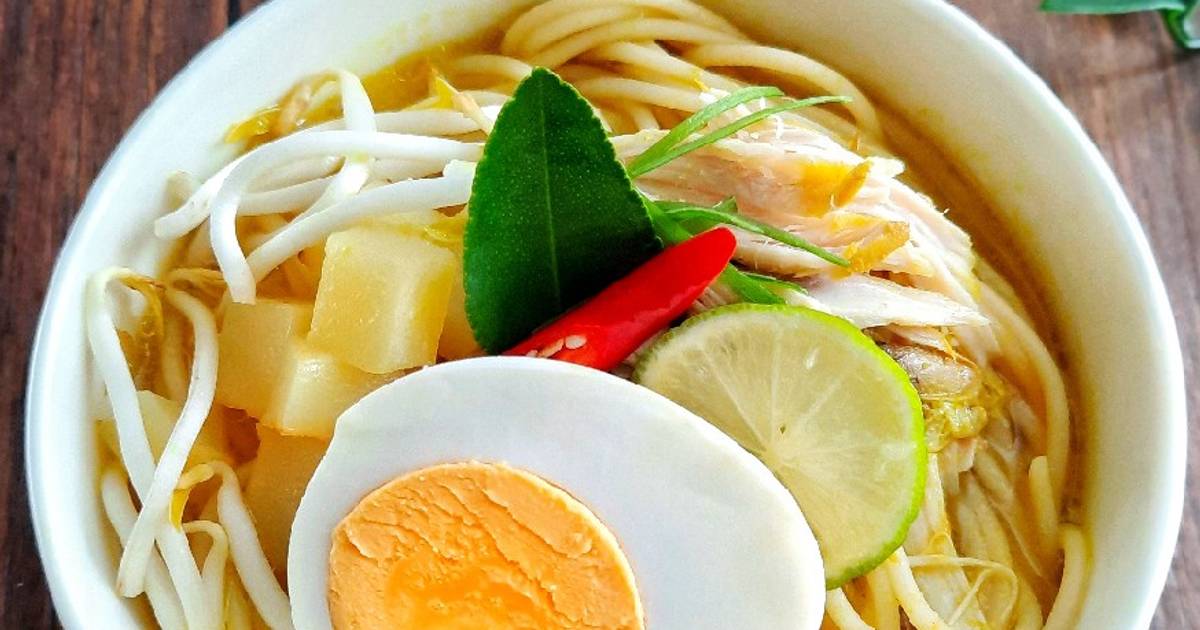 Resep Soto Ayam Kuah Kuning Oleh Amrina Ananda Nanda Cookpad