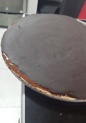 Una foto de Tarta Cabsha con masa de galletitas