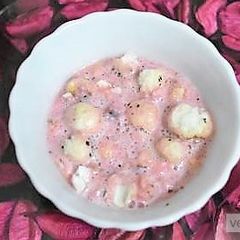Laccha makhana (lotus seeds) kheer recipe A picture of Laccha makhana (lotus seeds) kheer recipe.