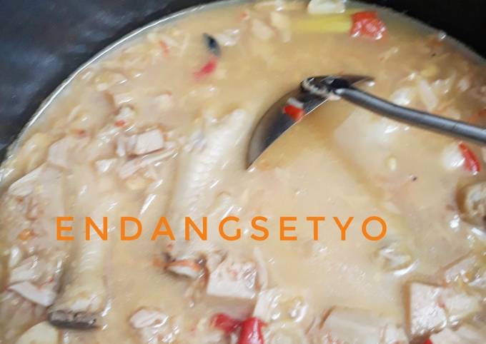 Resep: Gulai nangka muda dan ceker Untuk Jualan