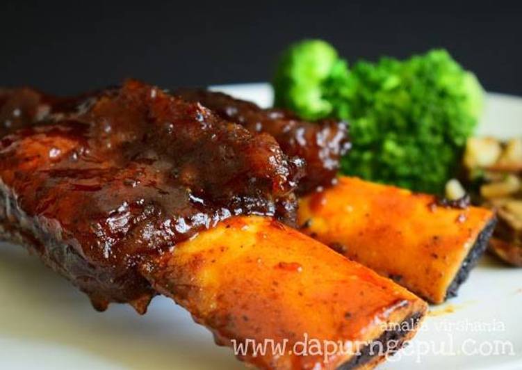 Recipe of Appetizing BBQ Beef Back Ribs (TGIFs copycat)