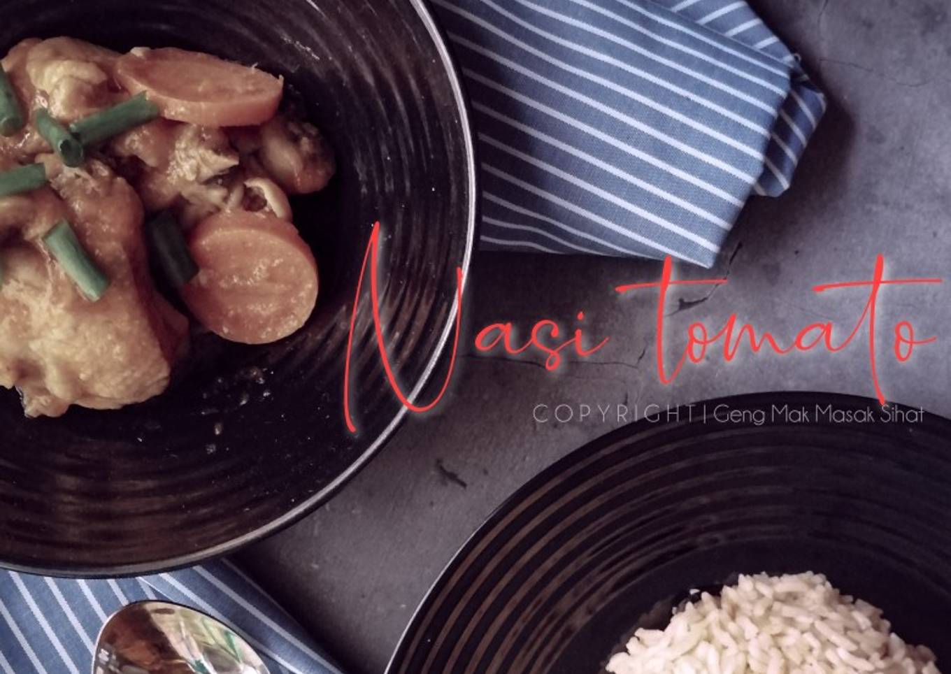 Resepi Nasi Tomato And Ayam Masak Merah With Homemade Tomato Puri Yang