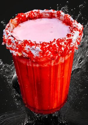 A picture of Red Velvet Cake Milkshake💕❤.